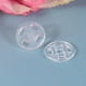 thumbnail image 2 of EeaseMX 1000 botones transparentes invisibles de plástico para camisetas, broches para ropa, costura, álbumes de recortes y manualidades (semitransparentes, 10 mm), 2 of 8