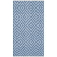 thumbnail image 5 of SAFAVIEH Montauk Kimberlyn Geometric Diamond Cotton Area Rug, Blue/Ivory, 2'3" x 3'9", 5 of 9