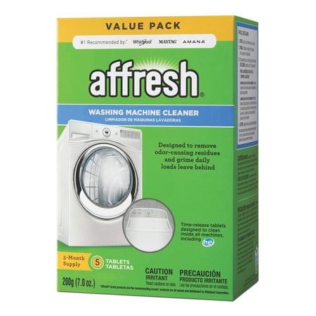 Affresh Washing Machine Cleaner, 5 Count Dissolving (Best Green Household Cleaners)