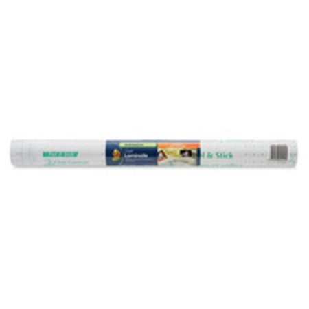 permanent peel laminate stick roll ft clear duck brand