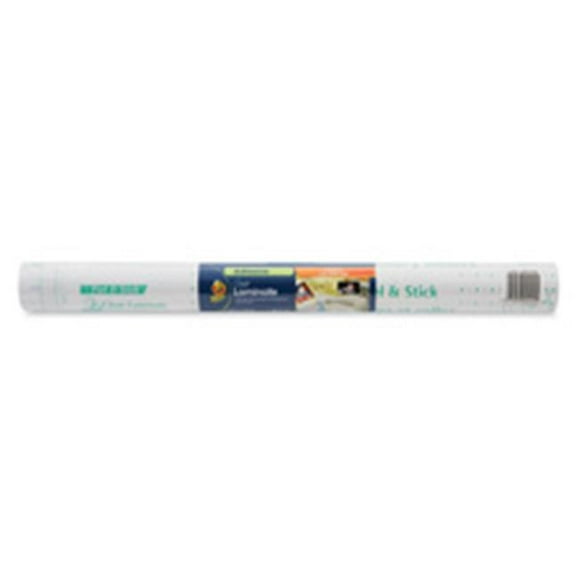 Duck Brand Laminate Roll, Peel and Stick, Permanent, 18 in. x 24 ft., Clear