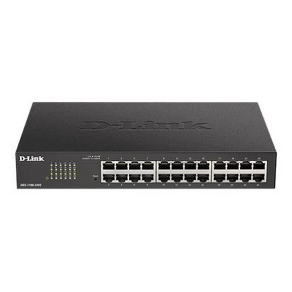 D-Link DGS 1100-24V2 - Switch - smart - 24 x 10/100/1000 - desktop, rack-mountable