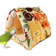 thumbnail image 1 of Casa nido para pájaros cálida de invierno, cobertizo, escondite, tienda de campaña cómoda, cama para pájaros para jaula para agapornis, pinzones, Animal y floral, 1 of 8