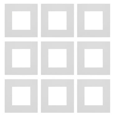 ITSELFER 10pcs Photo Frame Backing Matting Pre-Cut Picture Mats for Photos Artworks