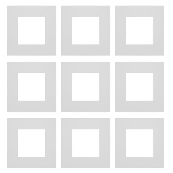ITSELFER 10pcs Photo Frame Backing Matting Pre-Cut Picture Mats for Photos Artworks
