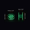 thumbnail image 2 of Unique Bargains Plastic Bobbins Standard Sizes for Multi Function Sewing Machine, Green 200 Pack, 2 of 5