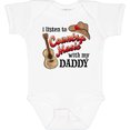 thumbnail image 3 of Inktastic I Listen to Country Music with My Daddy Guitar and Hat Boys or Girls Baby Bodysuit, 3 of 5