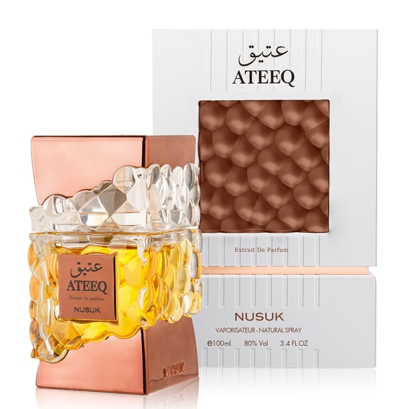 Ateeq Luxury Cologne for Men,Perfume for Men,Warm Cinnamon And Sweet Honey Amber Long Lasting Perfumes For Mens  3.4 fl oz