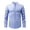 Light Blue, variant on Men's Banded Collar Dress Shirts Long Sleeve Button Down Shirt Casual Solid Formal Regular Fit Blouse Business Work Tee