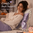 thumbnail image 3 of Butterflies Throw Pillow, Velvet Lace Butterfly Shaped Decorative Pillow, Soft Lumbar Support Cushion for Sofa Couch Bed, Comfortable Backrest Pillow, Office Chair Car Seat Home Decoration, 1pc, 3 of 5