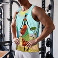 thumbnail image 5 of Logiee African Women Print Men's Workout Tank Top,Quick Dry Workout Tank Top,Gym Muscle Tee,Fitness Bodybuilding Sleeveless T Shirt-Large, 5 of 7