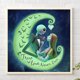 thumbnail image 1 of Cuadros Decorativos Kit de pintura por números DIY Moon Hand Oil Art Picture Craft Home Wall Decor (H1192) Wdftyju  embutido en tela, 1 of 9