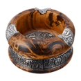 thumbnail image 1 of Cenicero de madera de 3 pulgadas, bandeja para tabaco, soporte para puros, cenicero de madera como se muestra, 1 of 5