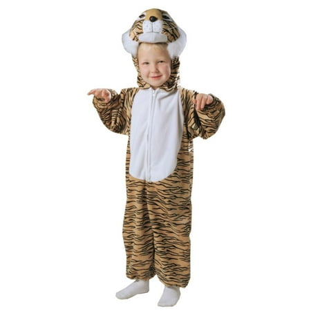 Plush Tiger Striped Toddler Halloween Costume