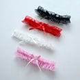 thumbnail image 2 of XmhyTop-A Bridal Lace Belt - Black Lace Garter for Women - One Size - 3 Pcs, Elegant Bridal Leg Jewelry for Wedding Ceremony, 2 of 3