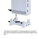 thumbnail image 4 of Bearachild Soporte de refrigeración vertical Soporte de refrigeración vertical blanco Soporte vertical disipador de calor Base de soporte de Videojuegos y accesorios, 4 of 6