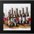 thumbnail image 2 of Atelier B Art Studio 20x20 Black Modern Framed Museum Art Print Titled - RED WINE BOTTLES, 2 of 5