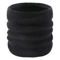 thumbnail image 5 of Bib Hat Two Piece Set Thickened And Padded Knitted Plush Woolen Hat Scarf Outdoor Hat Set, 5 of 6
