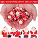 thumbnail image 3 of MERRYHAPY 12Ud Navideña Resina Santa Claus Miniaturas Para Hogar Y Fiesta, 3 of 6