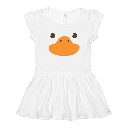 

Inktastic Cute Baby Duck Face Gift Toddler Girl Dress