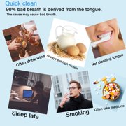 Tongue Scraper Cleaner, BPA Free Sweeper for Healty Oral Care and Adults Kids, Easy to Use, Help Fight Bad Breath