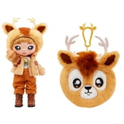Na Na Na Surprise Cozy Series Donnie Ranger 7.5" Fashion Doll Reindeer-Inspired with Brown Hair, 3-Piece Outfit and Fuzzy Clip-on Purse, Poseable, Great Toy Gift for Kids Ages 5 6 7 8+ Years