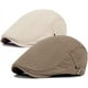 thumbnail image 1 of Paquete de 2 gorras estilo vendedor de periódicos para hombre, color caqui/Beige, gorra plana de algodón, ajustable, transpirable, taxista irlandés, hiedra, conducción, Gatsby, sombrero de caza Rojo Verde, 1 of 5