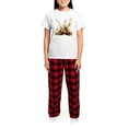 thumbnail image 4 of CafePress - 3D Music Notes Explosion Pajamas - Women's Short Sleeve Print T-Shirt and Pants Light Cotton Pajama Set, 4 of 7