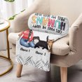 thumbnail image 3 of Cats Make Me Happy - Personalized Cat Blanket, 3 of 6