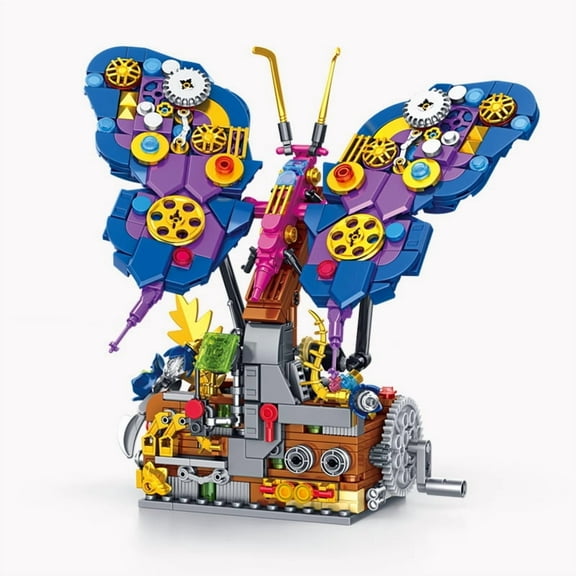 Remocguys Mechanical Butterfly Building Set Compatible with Lego Animal for Adults 624 Pcs