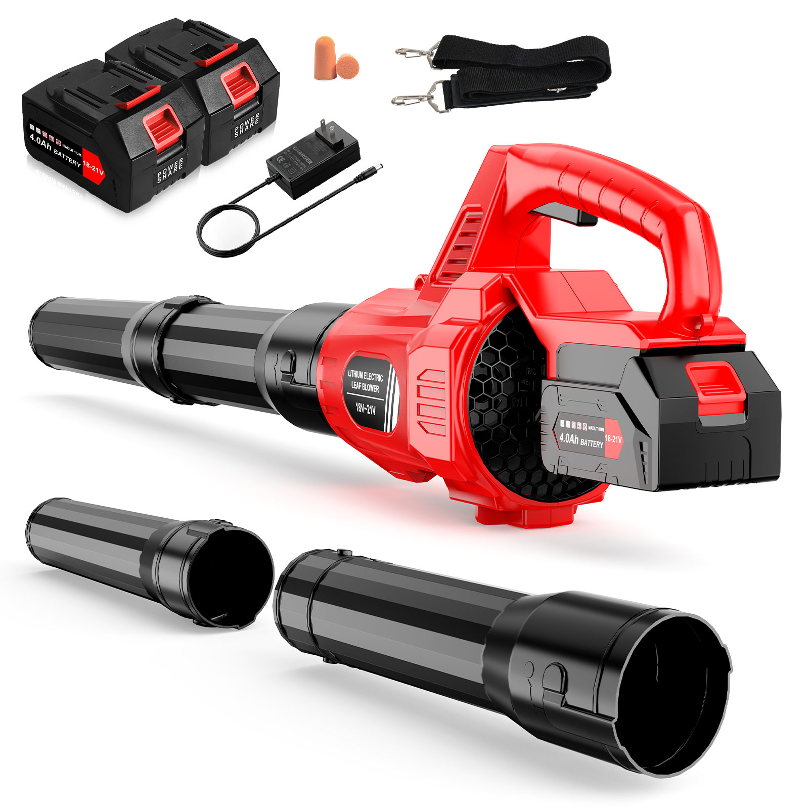 Tanbaby Cordless Leaf Blower 580 CFM with Dual Batteries photo 1