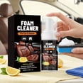 thumbnail image 4 of Car Interior Foam Cleaner 100ml Leather Fabric Dashboard Stain Remover Lemon Odor Eliminator for SUV Truck Auto, 4 of 9