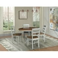 thumbnail image 3 of International Concepts 36" Round Solid Wood Extension Table with 4 Dining Chairs, 3 of 4