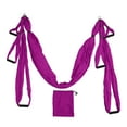 thumbnail image 2 of Aerial Yoga Swing, Strong Anti Gravity Ceiling Hanging Yoga Hammock Swing Trapeze Extension Adjustable Height Yoga Sling Inversion Exercises Equipment For Indoor Outdoor, 2 of 8