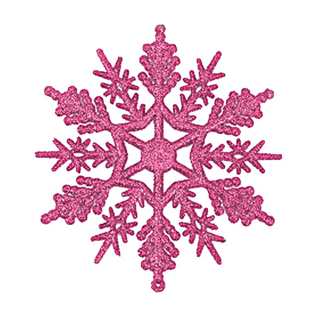 Agiferg 48 Pcs Décoration de Noël Flocon de Neige Décorations de Sapin de Noël Pendentif de Programme de Lieu