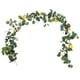 thumbnail image 3 of Decoración de vid de fruta de limón con hoja de rosa de eucalipto para el hogar (195 cm), 3 of 5