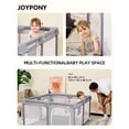thumbnail image 7 of Joypony Extra Large Baby Playpen - Babies and Toddlers Playard and Activity Center (50x50x27 inch), 7 of 7