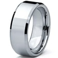 thumbnail image 4 of Tungsten Rings for Men Wedding Bands for Him Womens Wedding Bands for Her 8mm Sizes 5-15 High Polish Tungsten Carbide Rings 8mm, 4 of 5