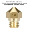 thumbnail image 3 of justharion 3D Printer Nozzle Metal Extruder Nozzle 3D Printer Accessory Replacement for MK10, Brass, 1.75/1.0mm, 3 of 8