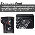 thumbnail image 4 of CROSSDESIGN Rear Tail Light Assembly Pair Fit for Ford F150 2015-2017 Driver & Passenger Side Brake Lamps Without Bulbs Smoke Lens, 4 of 10