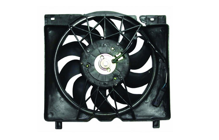 Dual Radiator Condenser Cooling Fan Assembly For Jeep Cherokee 4.0 L6