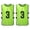 Fluorescent green, variant on Elowen Soccer Pinnies Kids Numbered Football Bibs, Polyester Quick Drying Soccer Jerseys Team Training Practice Sports Vest Fit for Football, Basketball, Volleyball, Hockey