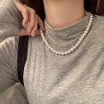 thumbnail image 2 of New Simple Imitation Freshwater Pearl Chain Necklaces For Women Wedding Love Gifts Necklace Fashion Glamour Jewelry Gifts, 2 of 5