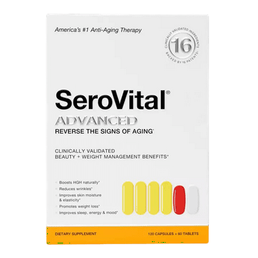 Serovital Advanced Anti-Aging Therapy Dietary Supplement 120 Capules   60 Tablets
