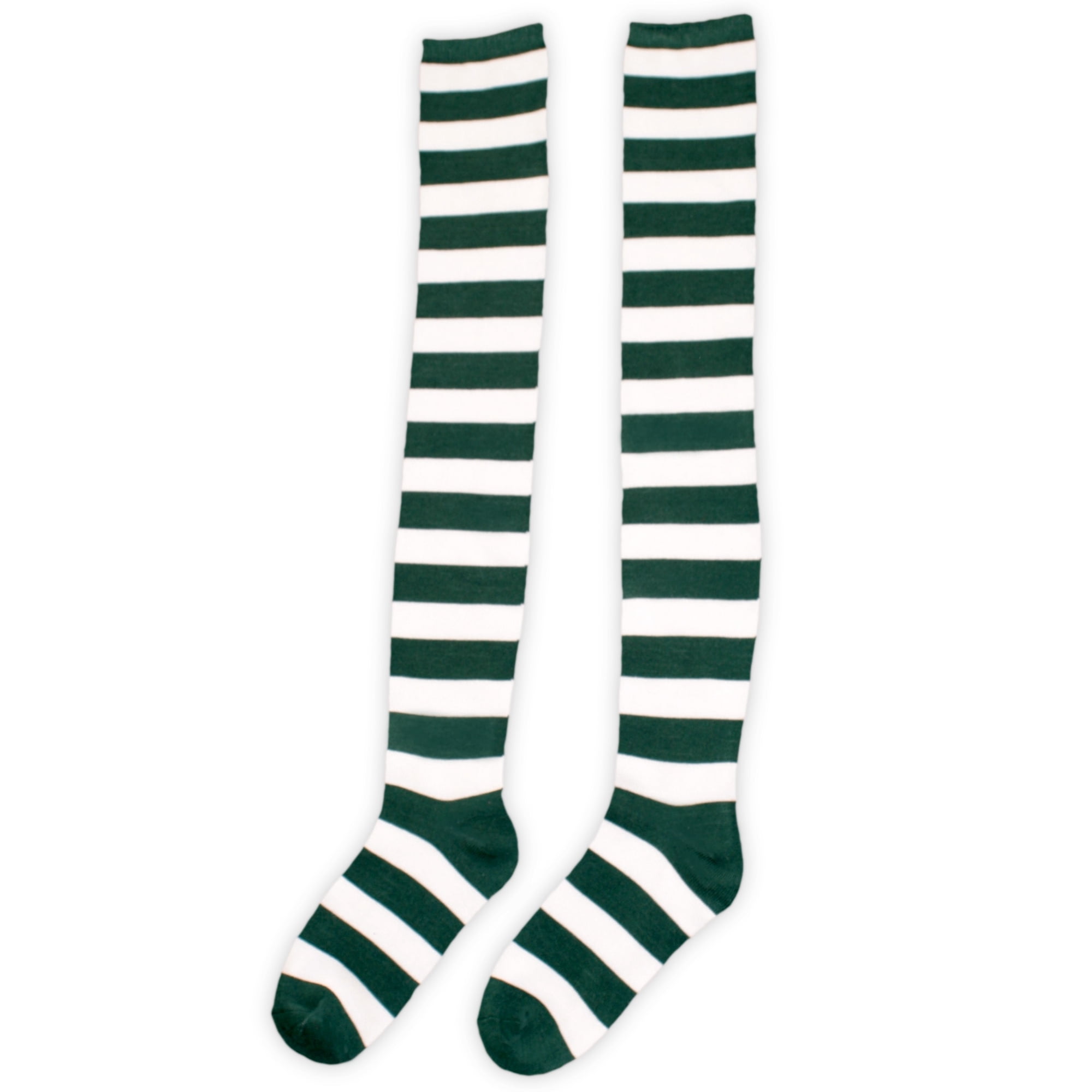 Green and White Munchkin Socks