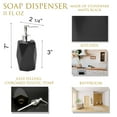 thumbnail image 3 of Hand Soap and Lotion Dispenser Diamond Black, 3 of 7