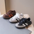 thumbnail image 2 of Zapatos para niños Primavera y otoño Zapatos de tabla para niños Zapatos de entrenamiento moral para niños sencillos y combinables con todo Zapatos casuales para niñas con pegatinas de pulido, 2 of 6