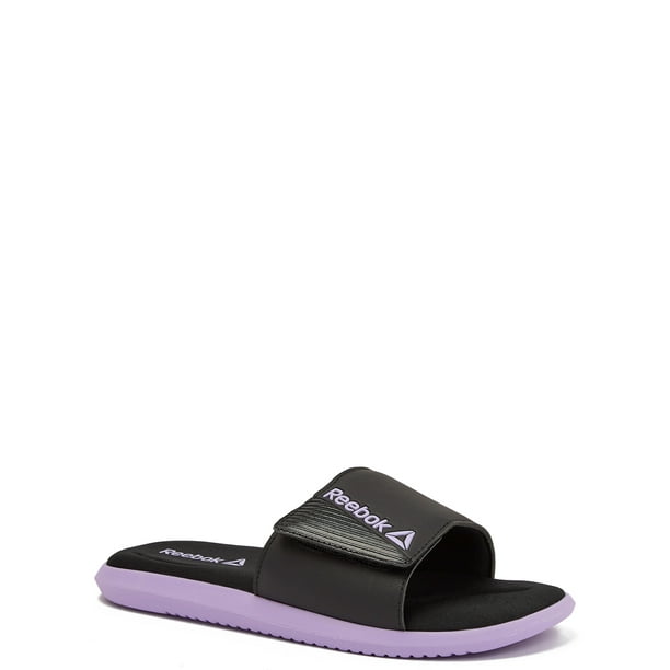 Reebok Women's Memory Foam Adjustable Strap Comfort Slide Sandal