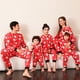 thumbnail image 3 of Family Christmas Pajamas Parent-child Infant Toddler Clothes Romper Cute Elk Ear Hooded Jumpsuit Overall Xmas Family Look Outfit, 3 of 4