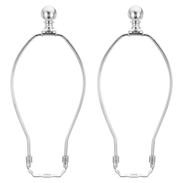 Unique Bargains Kit de Lampe de 9 Pouces avec Support d'Abat-jour en Chrome, 2 Ensembles